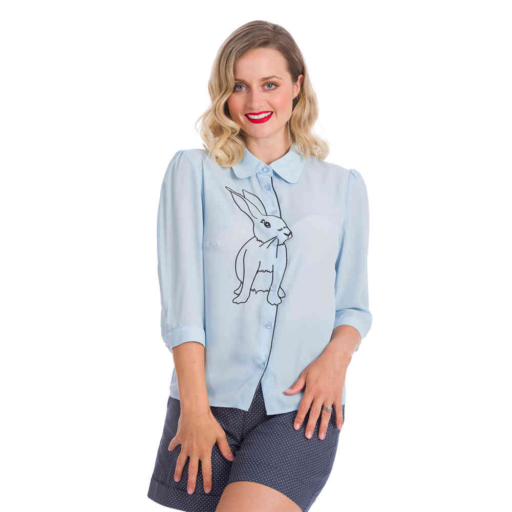 Dancing Days - BUNNY HOP Blouse - Blue